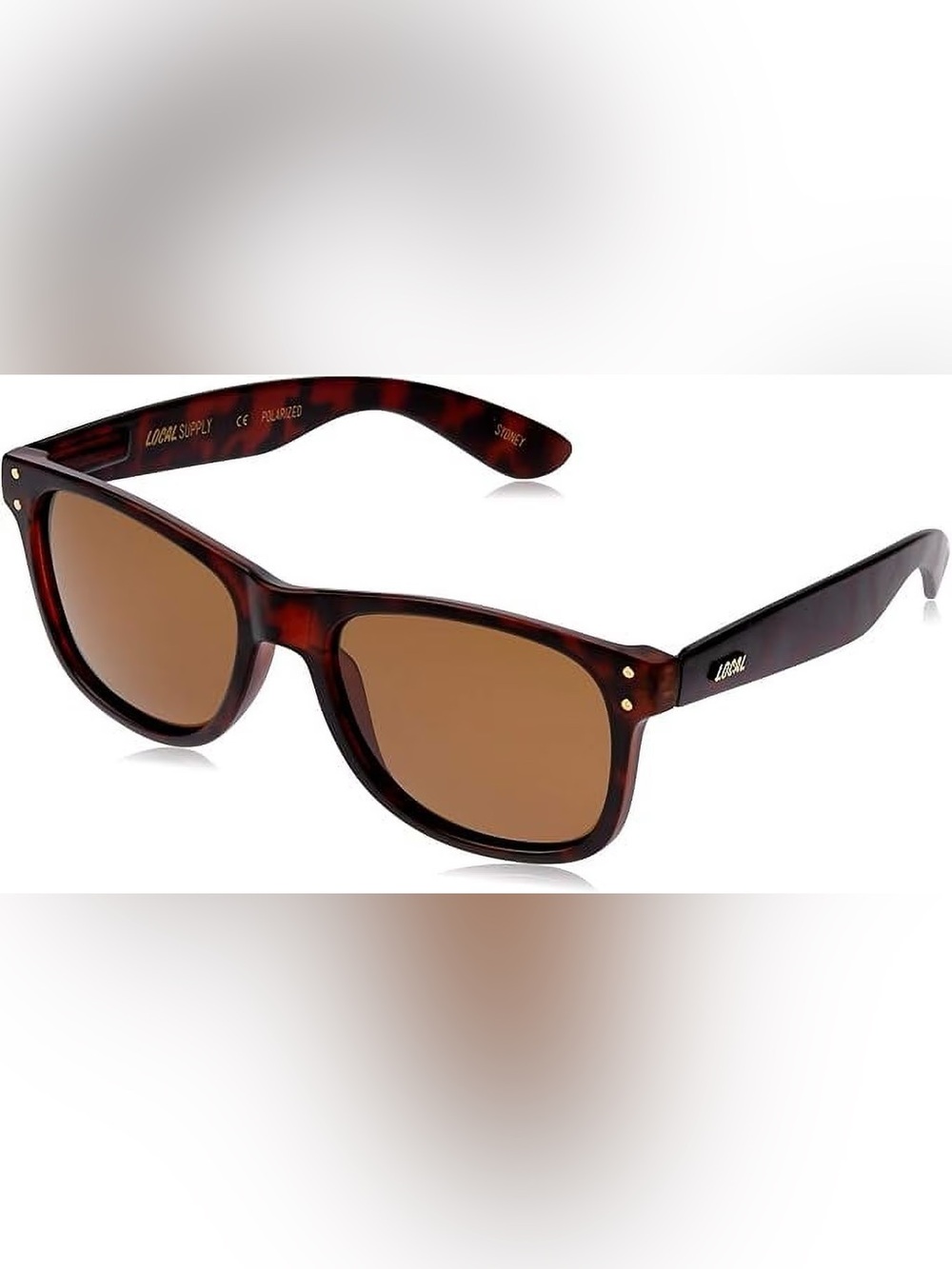 Local Supply Classic Tortoise Brown Wayfarer Sunglasses